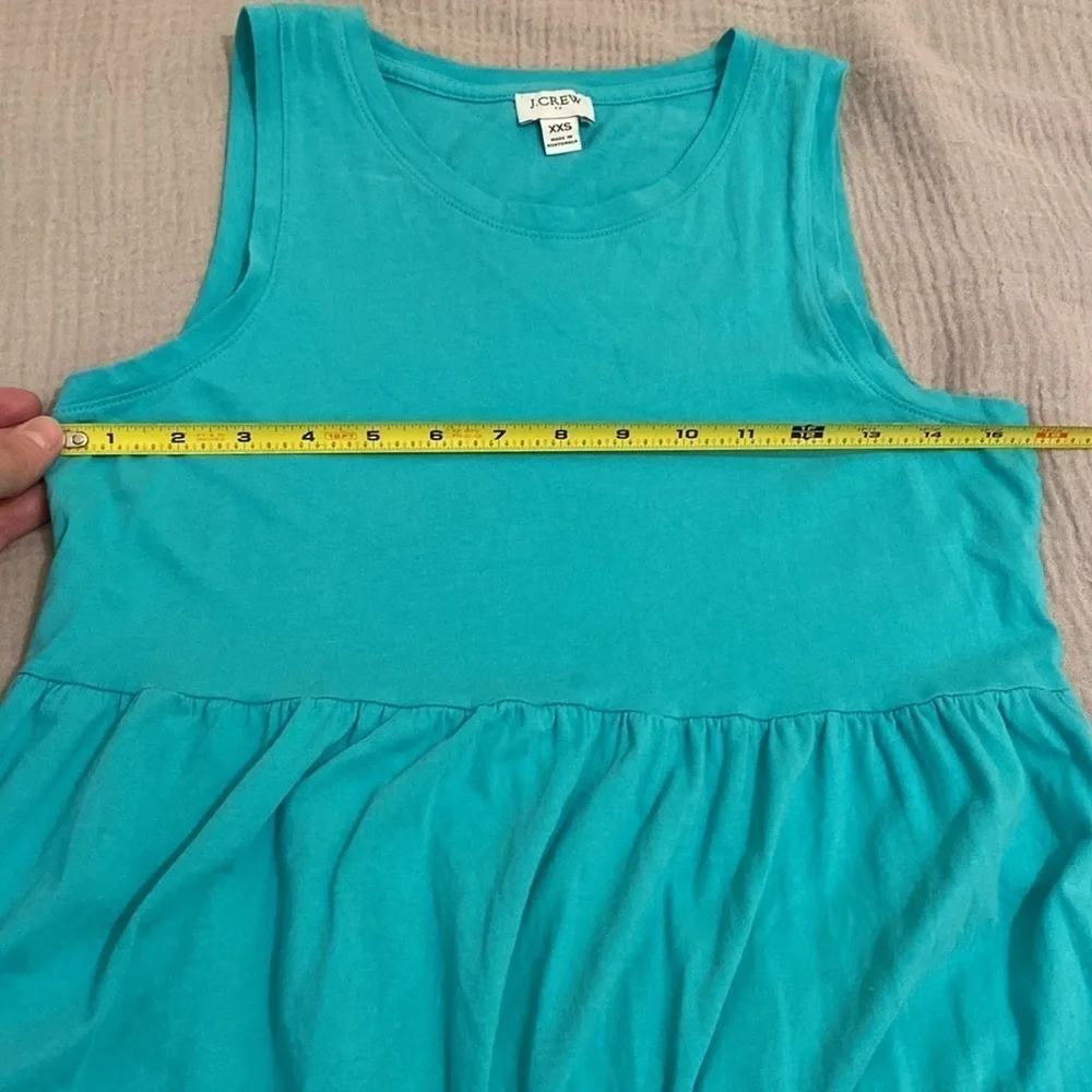 J. Crew cotton tiered sleeveless mini dress . Size XXS Style BI267
